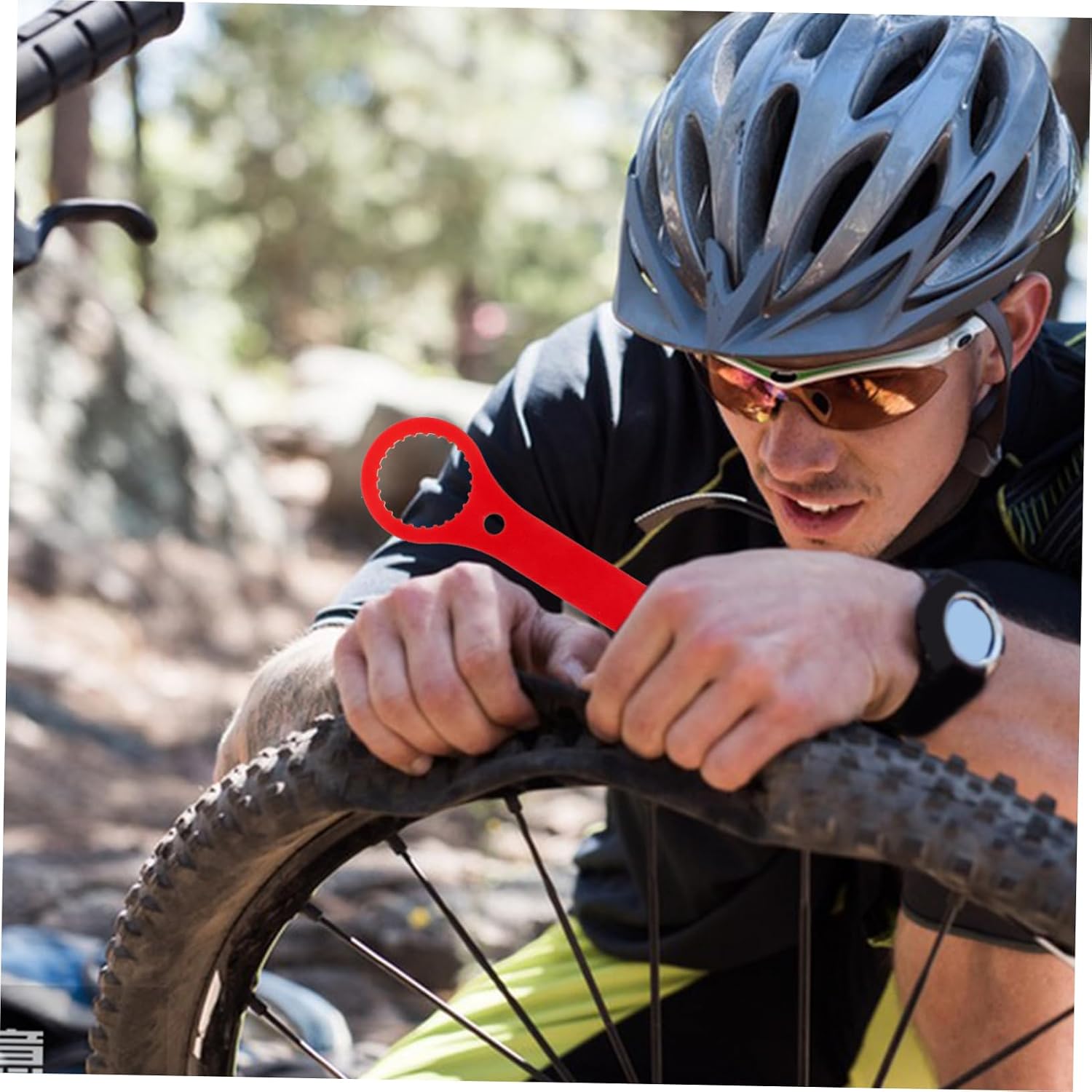 Aluminum Alloy Bike Wrench Multi-Function Bicycle Repair Tool for Cyclists