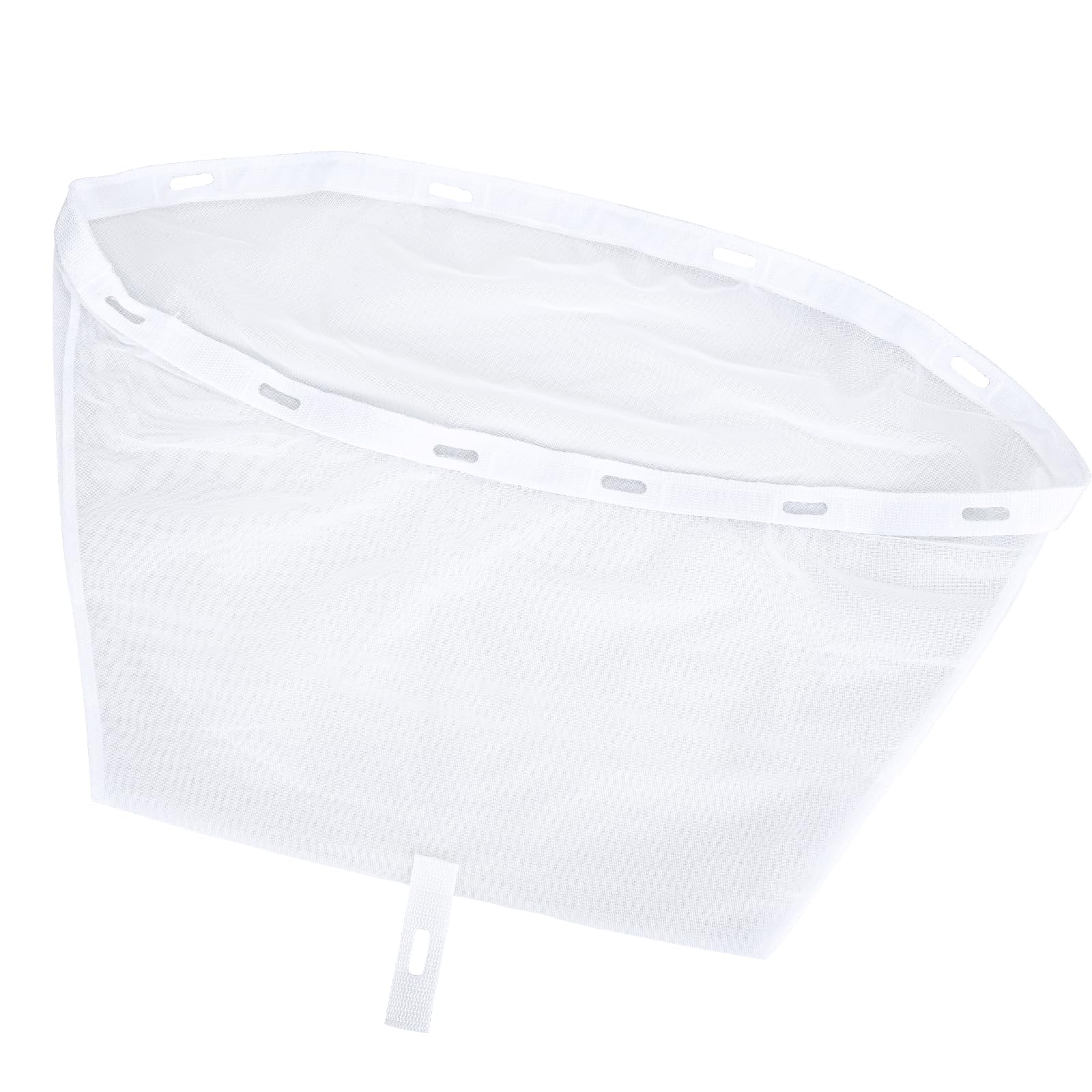 Hasanbar Debris Attachment Bag for Jacuzzi 6570-398 Hot Tube, Filter Net Bag Skimmer MF35 for Jacuzzi 2014+ J-300, 2012+ J-400, 2015+ J-500 Series, Mesh 11 Clip Holes Accessories, 1 Pack