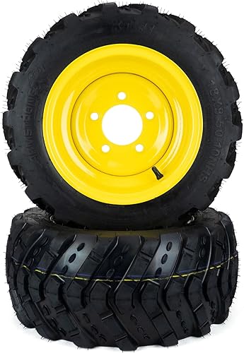 Miniatura 6 de (4) Conjuntos de neumáticos agresivos 26x12.00-12 18x8.50-10 para John Deere TCU20390 LVA20123