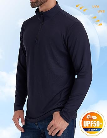 ジャケット・アウター Acy TRACK PULLOVER SHIRTS/PANTS 4 Pack Men's Quarter Zip Pullover Sweats Long Sleeve Active