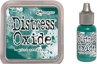 Pine Needles Distress Oxide Pad + Reinker Lot - Tim Holtz Bundle