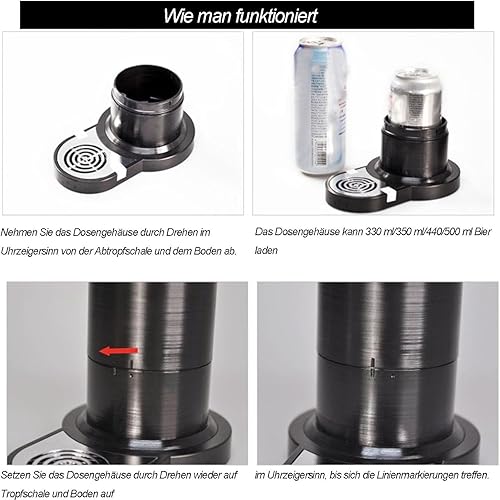 Miniatura 3 de Máquina de espuma de cerveza, sistema de barril de cerveza enlatada, dispensador de cerveza, fabricante de espuma de cerveza, mini Kegerator, grifo