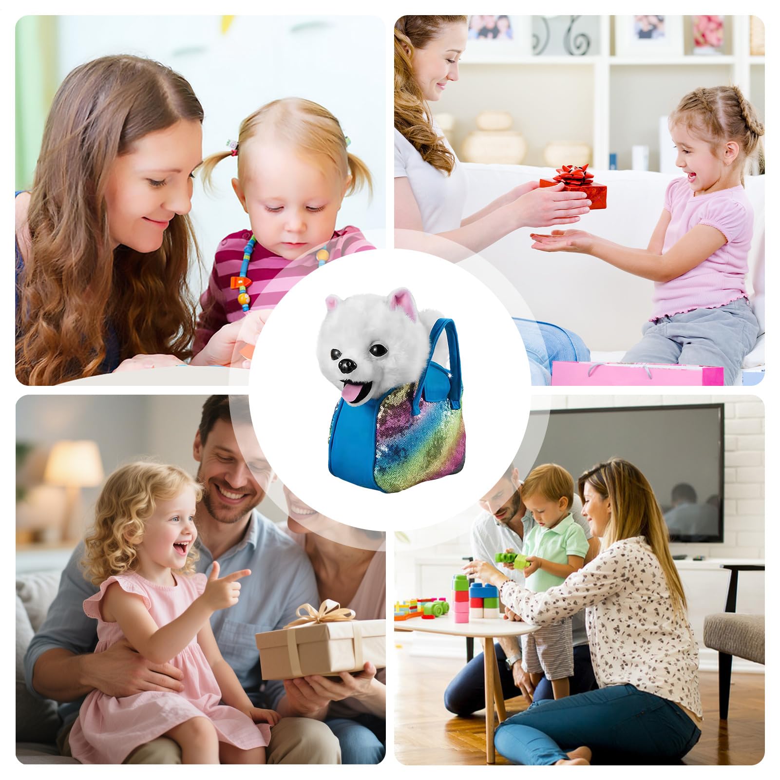 Perro de Juguete que Camina Calmante e Interactivo | Juguete Robot Mascota Electrónico Para Chicos, Chicas, Adolescentes y Niños, Salón, Dormitorio, Residencia, Viaje y