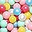 GOGOSO Ball Pit Balls for Toddlers Kids Plastic Balls for Ball-Pit Playpen Pool Baby Pastel BPA-Free Non Toxic Pastel Crush Proof Bal 7 Colors 100pcs