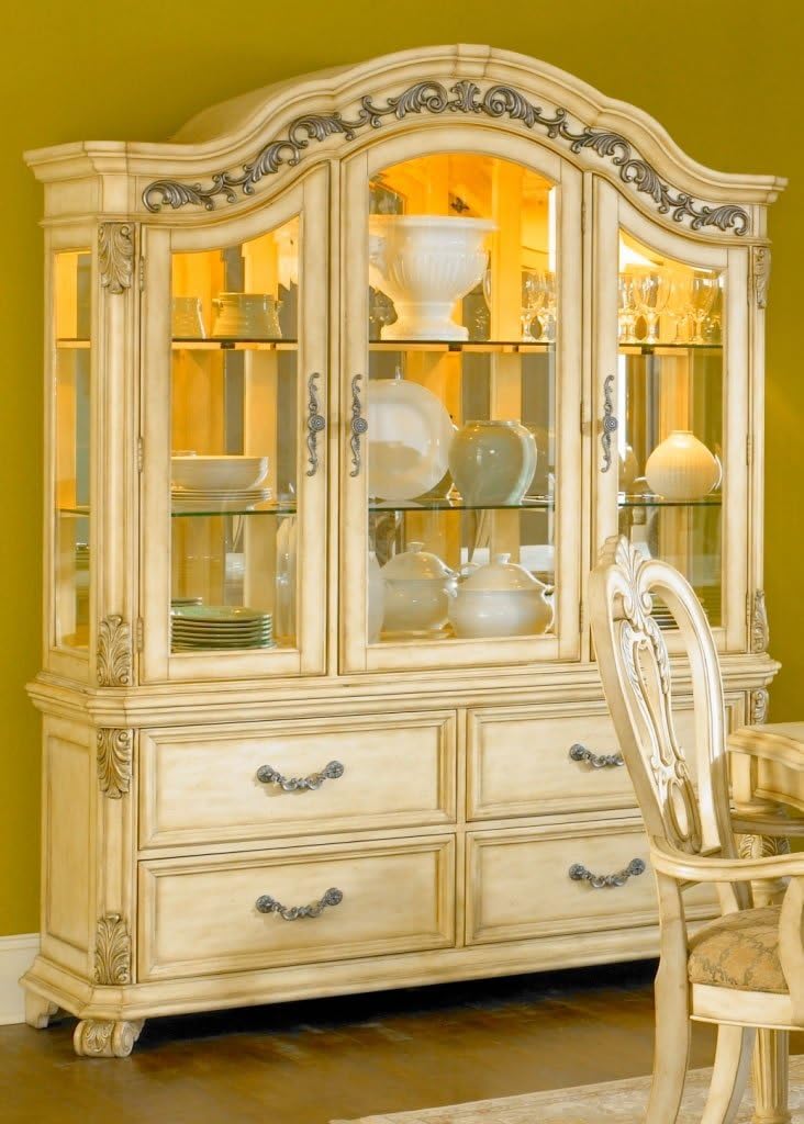 Messina Estates II Buffet with Hutch Liberty Furniture Buffets & Sideboards