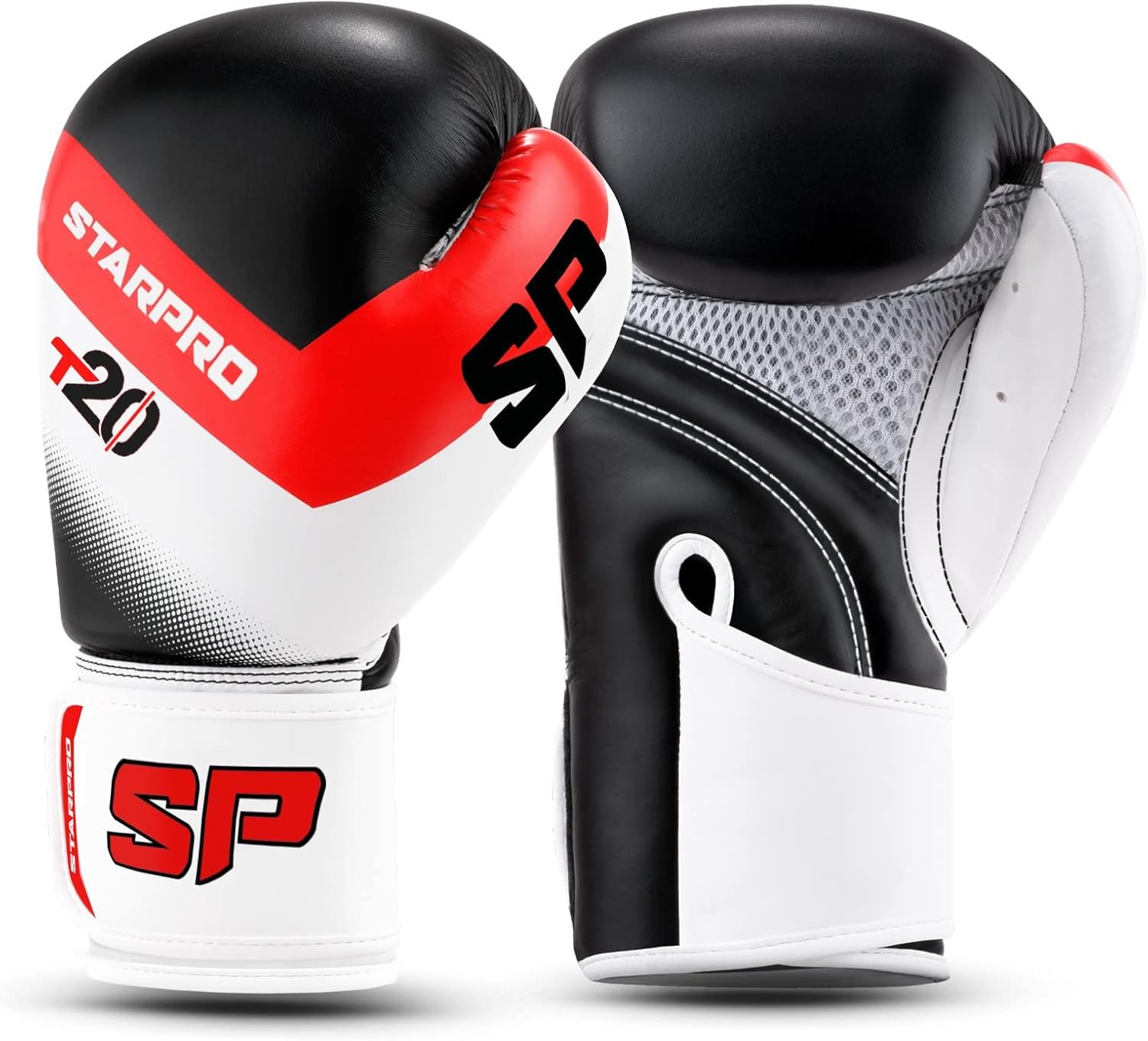 Starpro Boxing Gloves with Wrist Support & Protection Sparring Training Bag Gloves for Men & Women 8oz 10oz 12oz 14oz 16oz
