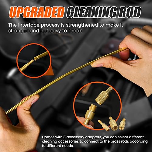 Miniatura 3 de Universal Gun Cleaning Kit for All Caliber Pistol Rifle Handgun Shotgun Hunting Cleaning Kit with Brass Rods and Tough Carrying Case, Gun