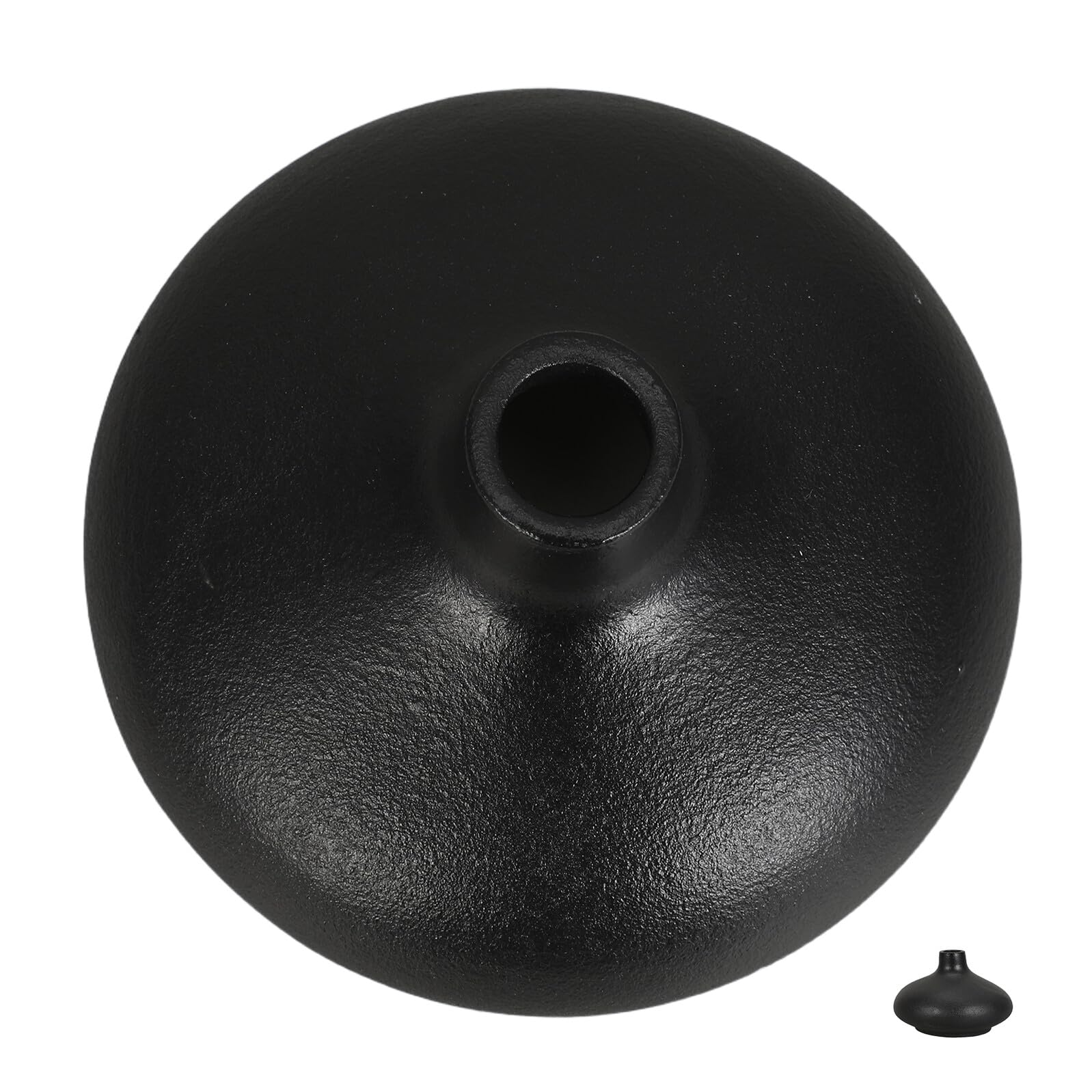 Jarrón de cerámica retro POPETPOP florero compacto redondo minimalista para estante
