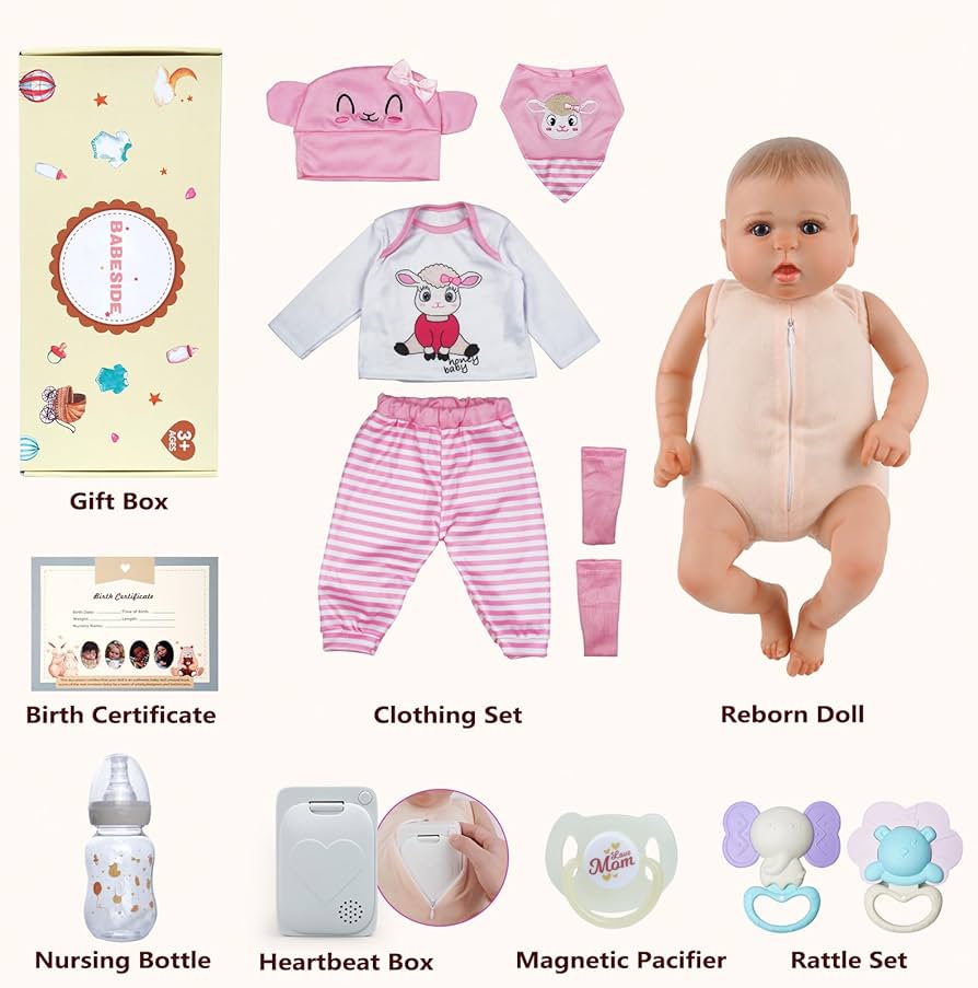 Amazon | BABESIDE リボーンベビードール 声の鼓動と呼吸 - Bailyn 20 Amazon | BABESIDE リボーンベビードール 声の鼓動と呼吸 - Bailyn 20