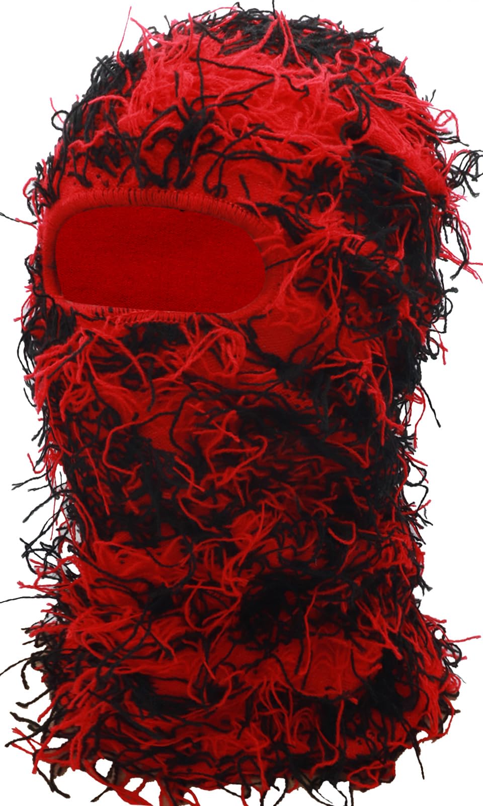 XYIYI Distressed Balaclava Ski Gesichtsmaske Vollgesicht Gestrickt Balaclava Winter Winddicht Halswärmer für Damen Herren