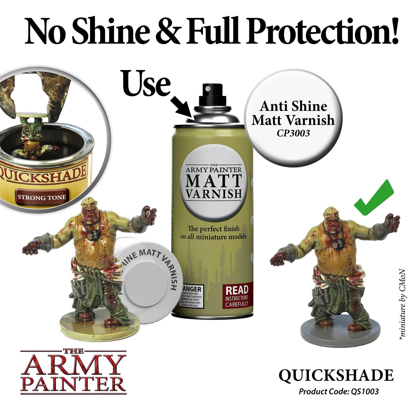 The Army Painter Quick Shade Dip, Tono scuro, 250ml
