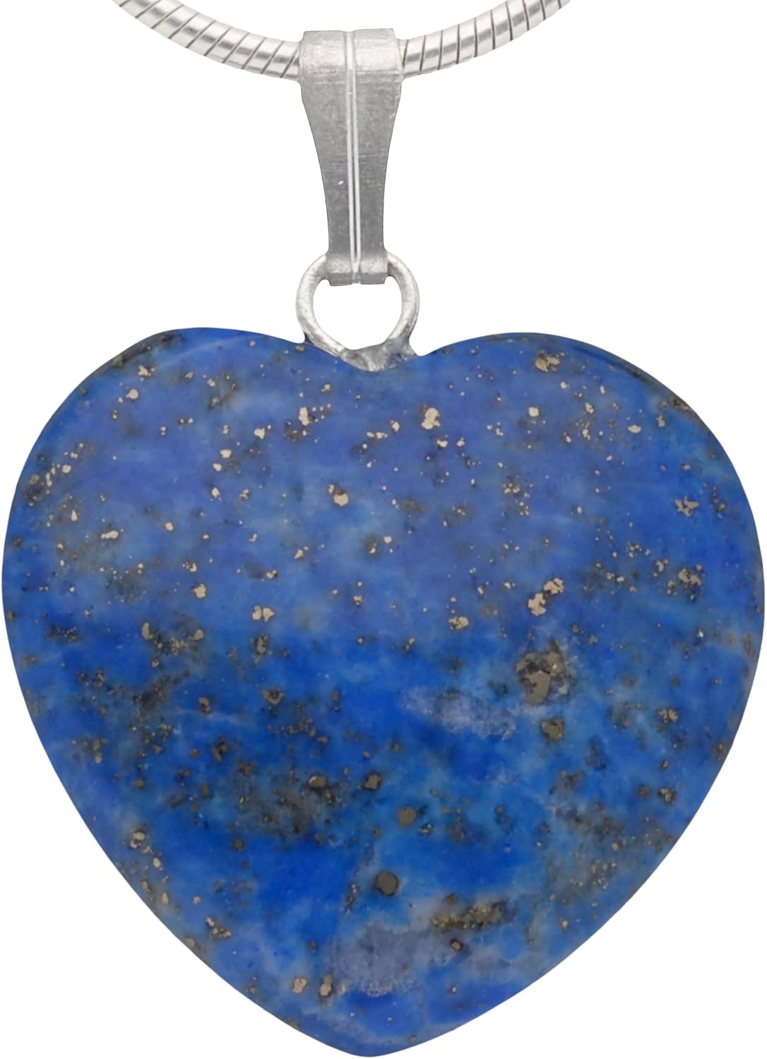 CIONDOLO A FORMA DI CUORE PIEDINI CELESTI CON GANCETTO 34 X 35 MM At17265 Me