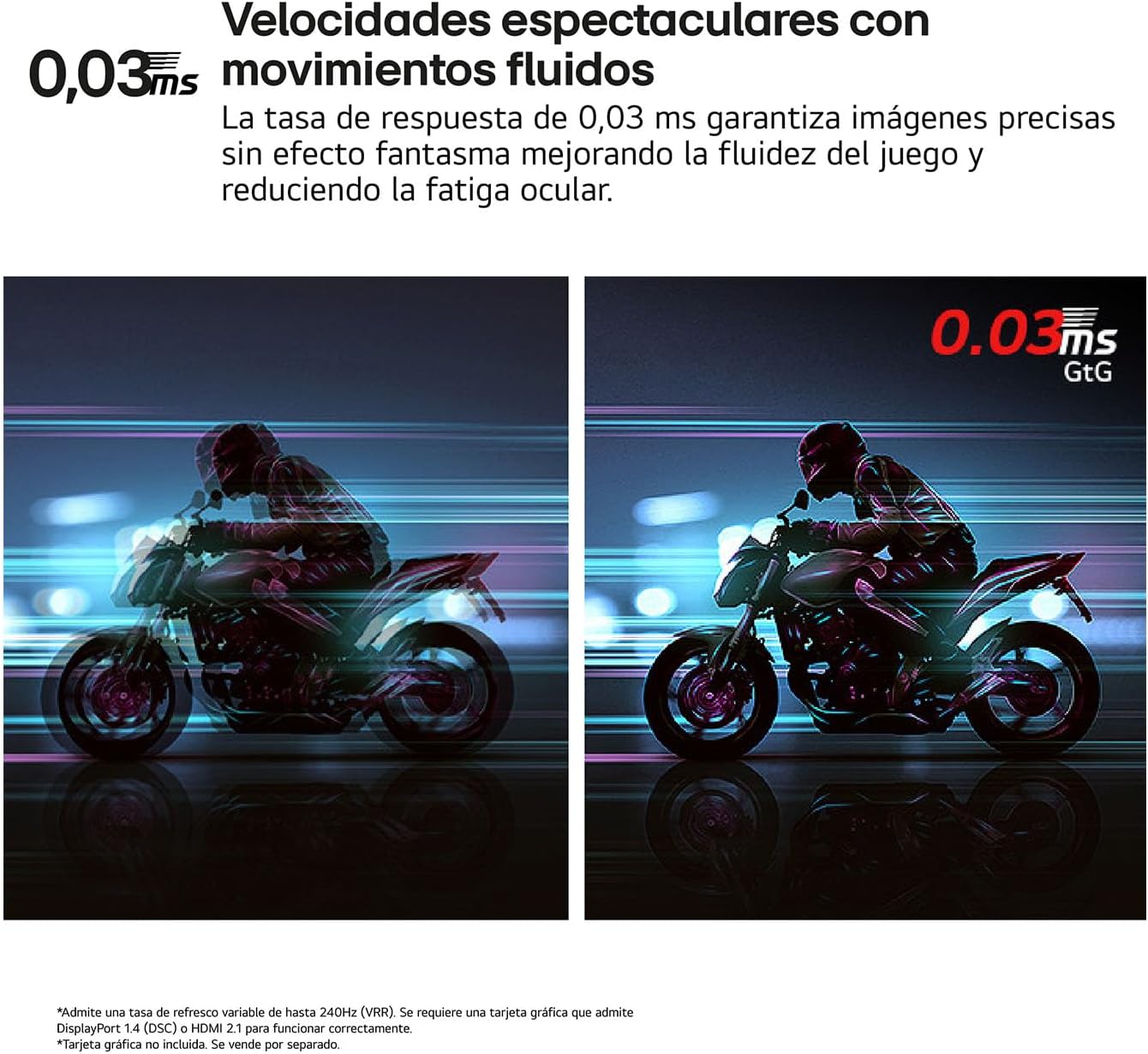 LG 32GS95UV-W – Monitor Ultragear OLED Gaming, 31.5», 4K UHD, 240 Hz, 0,03ms, G-Sync Compatible y FreeSync Premium Pro, HDR10, DCI-P3 98,5%, Blanco 7