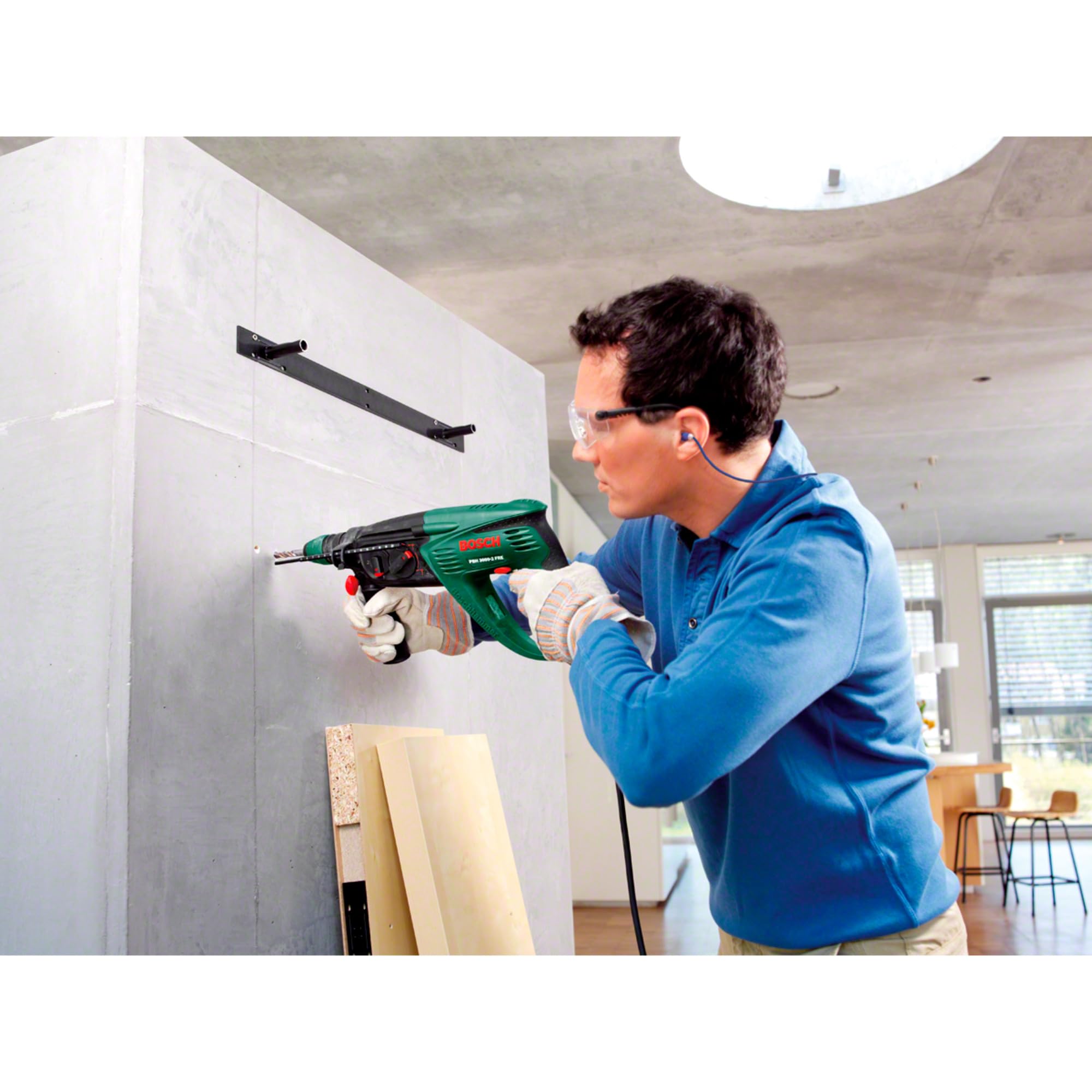 Bosch Home and Garden Bosch PBH 3000-2 FRE młot udarowo-obrotowy (750 W, z uchwytem wiertarskim SDS, w walizce)