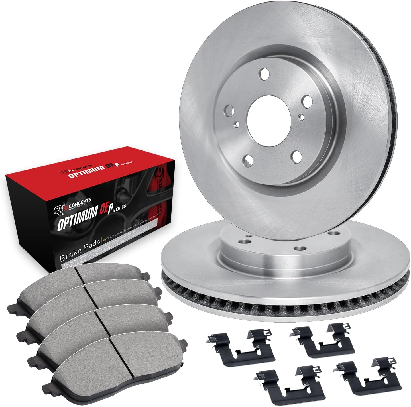 - Front Brake Kit For 1990-1998 Jeep Cherokee, Wrangler, 1990-1992 Jeep Comanche, 1993 Jeep Grand Wagoneer| Blank Brake Rotors| Optimum OEP Brake Pads and Rotors Kit| Hardware included