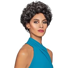 Foxy Silver Alfie Wig, 100% Hand Tied, Feather Light, Maximum Ventilation and Versatility, Stylish Wigs, Natural-Looking Synthetic Wig for Effortless Elegance and Comfort 3T34 - Medium Gray Mix