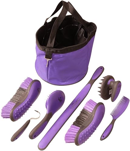 Tough 1 Paquete de aseo Great Grip (8 piezas) Púrpura,Rosado,Rojo -