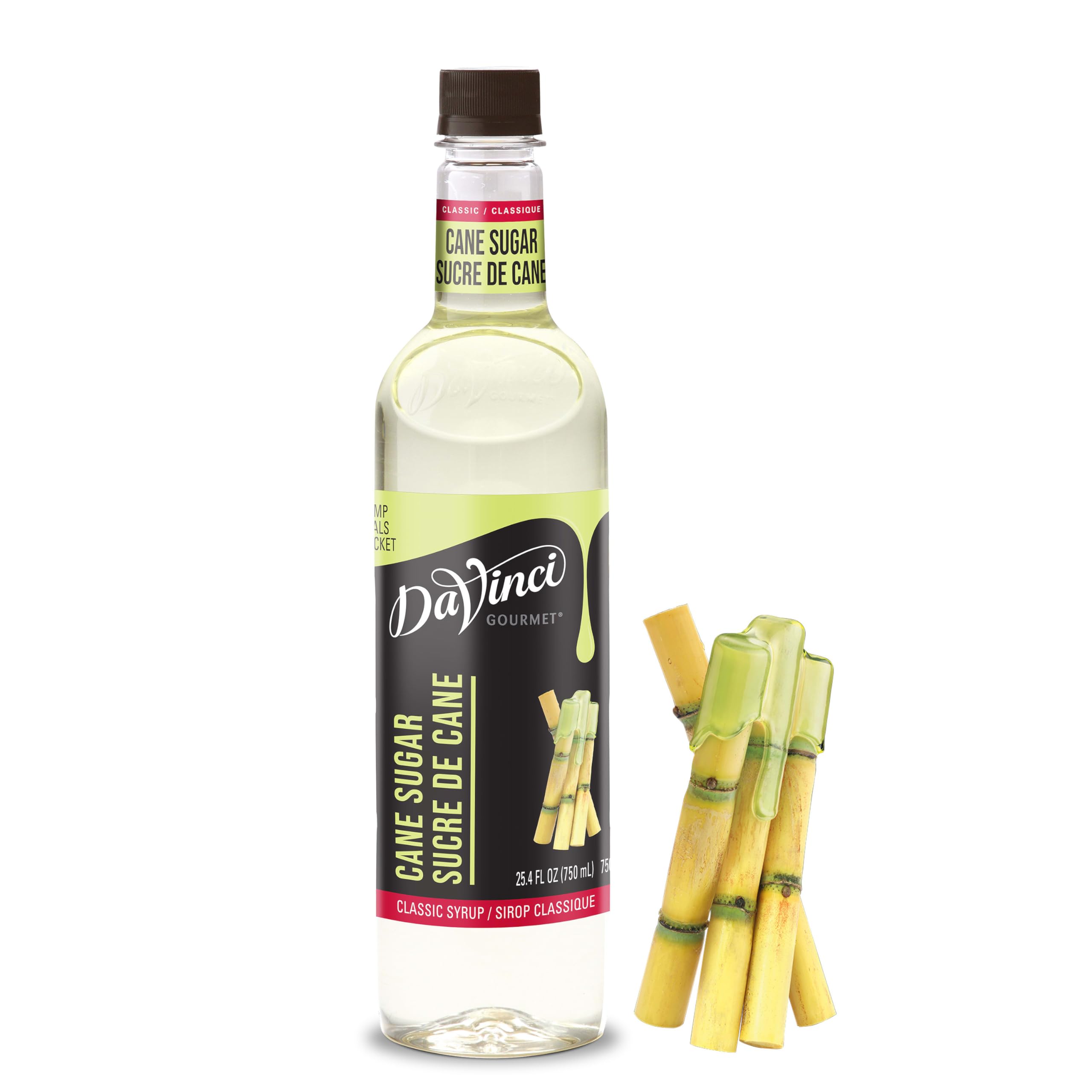 Amazon.com : DaVinci Gourmet Classic Cane Sugar Syrup, 25.4 Fluid