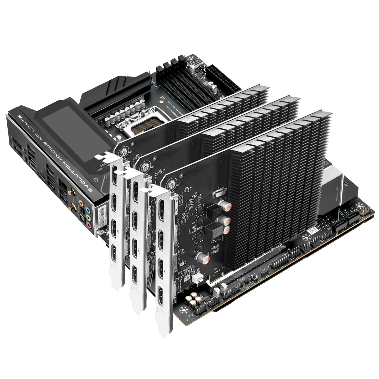Maxsun GeForce GT 730 Carte Graphique GDDR3 4 Go 4 x HDMI PCI Express 2.0 x8 Silencieux