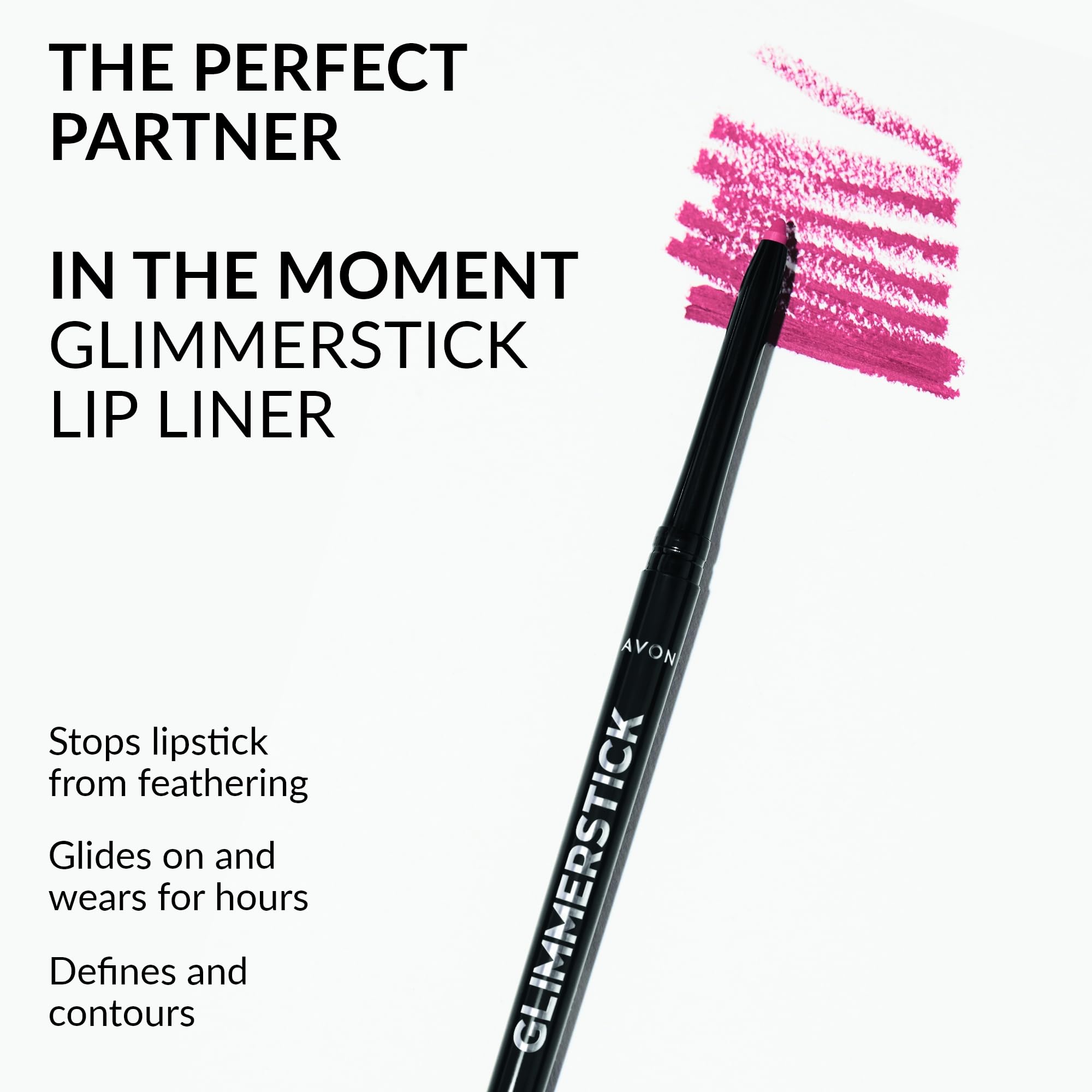 Avon Hydramatic Işıltılı Ruj Bright Pink