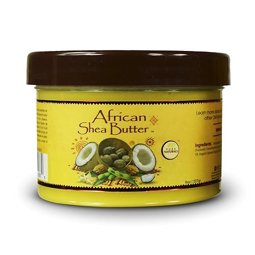 Okay Mantequilla corporal africana cremosa, karité, 8 onzas