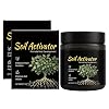 Soil Activator, Soil Activator for Plants, Water-Soluble Formula, Boosts Root Development for Vegetables, Flowers, Lawns Plants, Soil Amendment (2pcs)