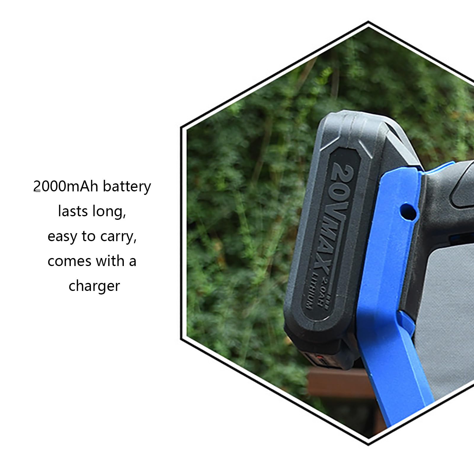 Máquina para Sacudir el Marco de la Colmena, Sacudidor Eléctrico para Abejas, Removedor de Abejas Recargable, Velocidad 0-4, inalámbrico, para Apicultores de Granjas de Abejas,Blue