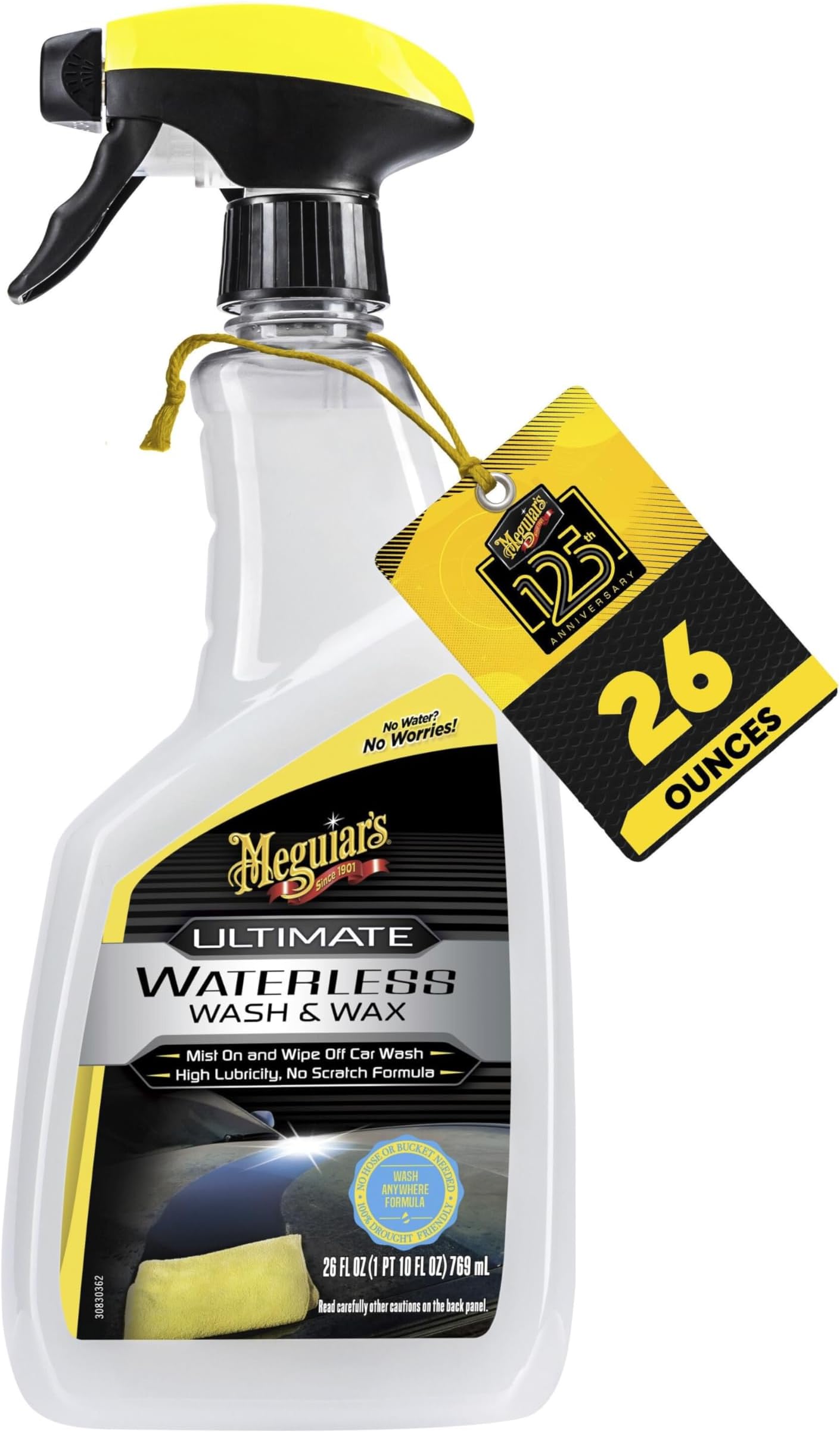 G3626 Ultimate Waterless Wash & Wax, 26 Fluid Ounce