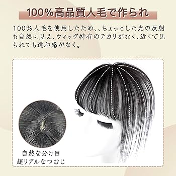 Amazon.co.jp: ZOTEXA 部分ウィッグ 人毛100％ レディース