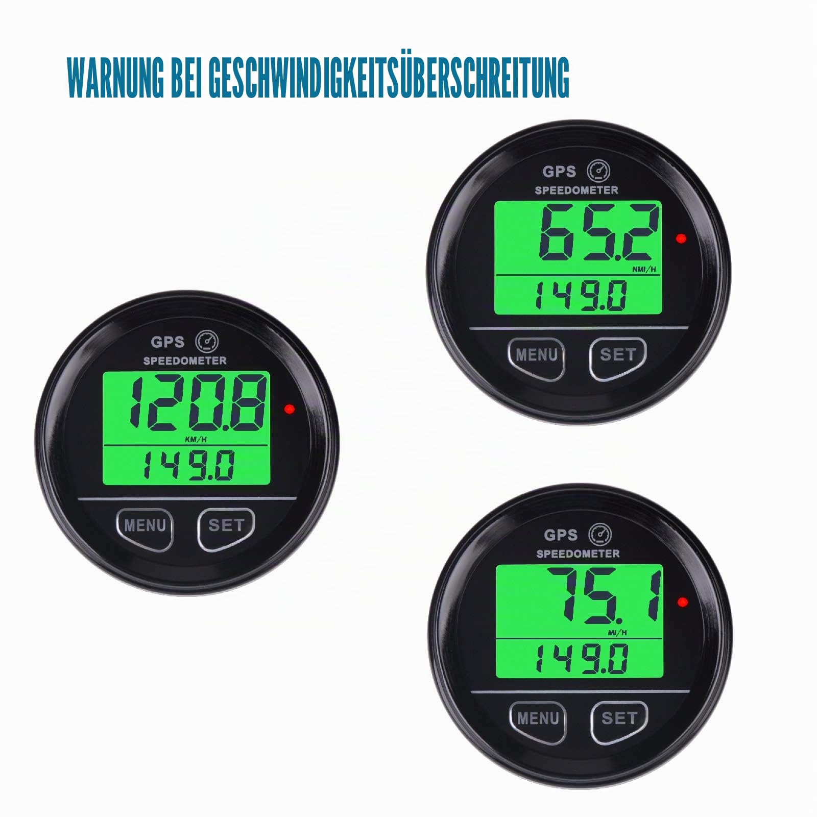 Runleader Digitaler Tachometer Mit GPS RL-SM001