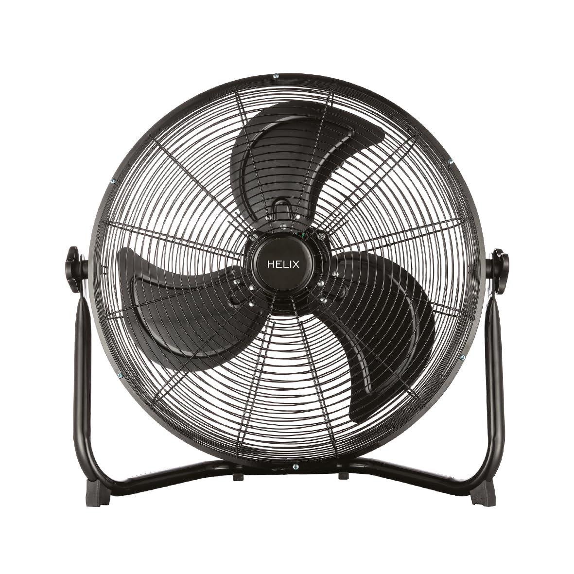 facula - Ventilador de suelo Helix 90w | Aspas de aluminio | Estética industrial | 3 velocidades | Ángulo ajustable