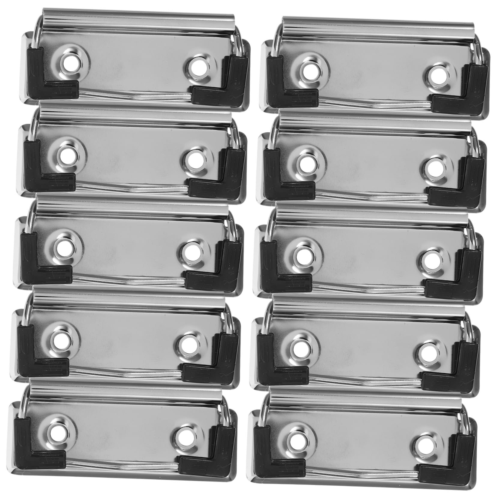 50 Pezzi Clip per Portablocco in Metallo Resistente Fermagli per Documenti Antiscivolo per Ufficio Scuola e Casa