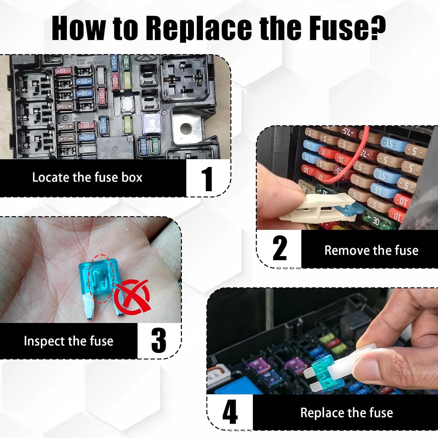 300 PCS Car Fuses Assortment Kit, 160 PCS Mini Blade Fuses + 90 Standard Automotive Fuse + 50 Micro + Fuse Puller for Truck, Boat, RV (2 A 3 A 5 A 7.5 A 10 A 15 A 20 A 25 A 30 A 35 A 40 A)