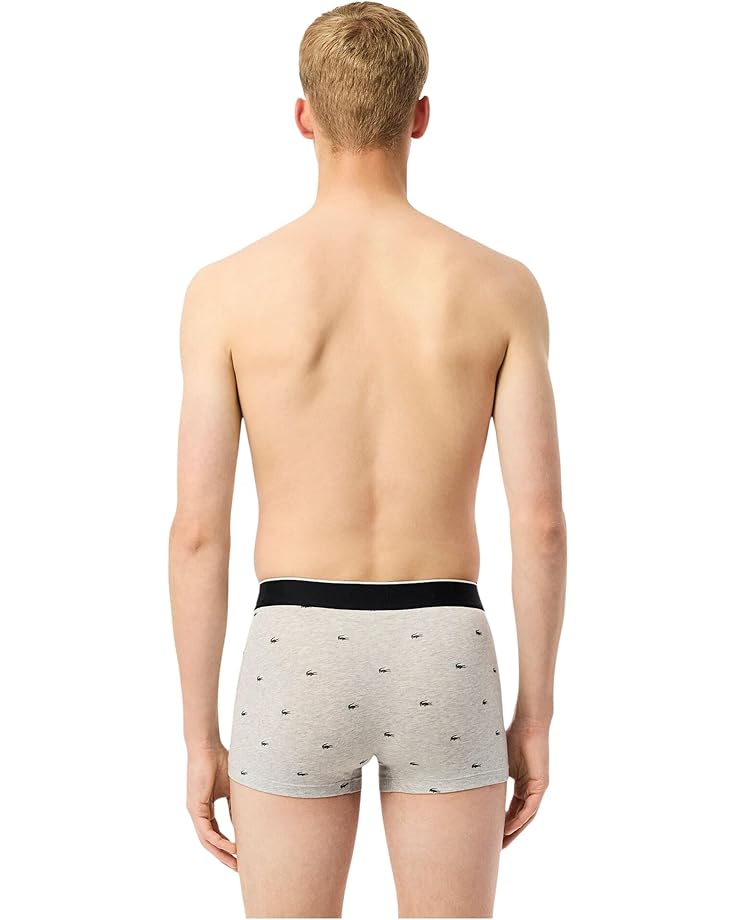 Lacoste Cotton Stretch Mini Croc Print Trunks 3-pack - #3 of 3