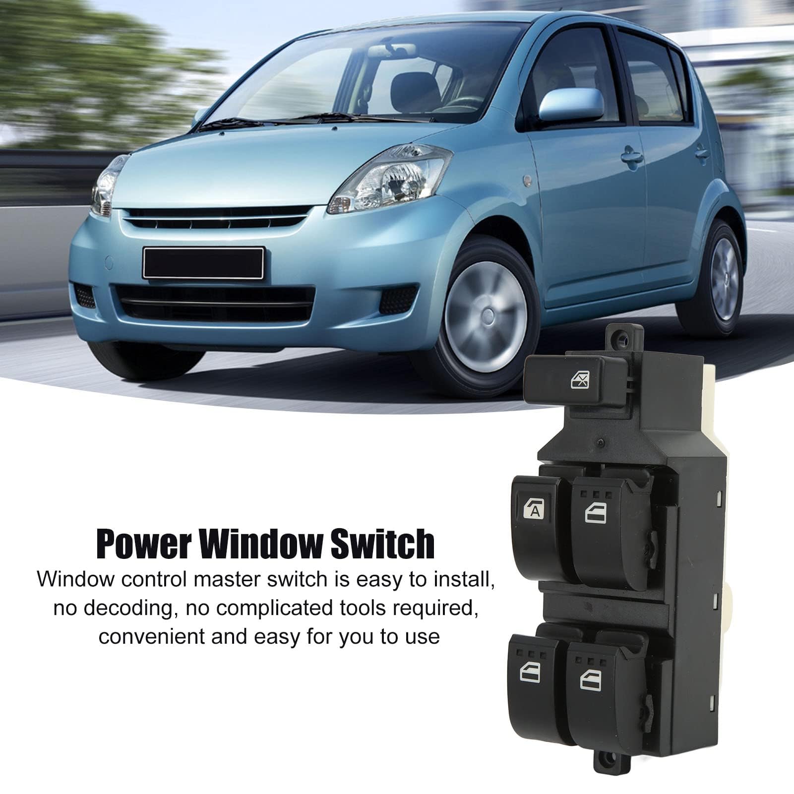 Pulsante Alzacristalli per Daihatsu Terios 84820 B4030, Auto Interruttore Controllo Alzacristalli Regolatore Elettriche Pulsantiera Accessori