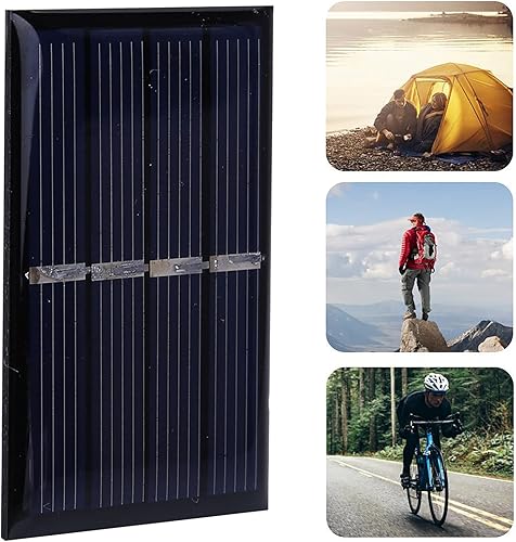 Miniatura 4 de HOHXFYP Mini panel solar de 2V 0.28W,Panel solar policristalino,Panel solar policristalino al aire libre ligero y portátil de ahorro de energía