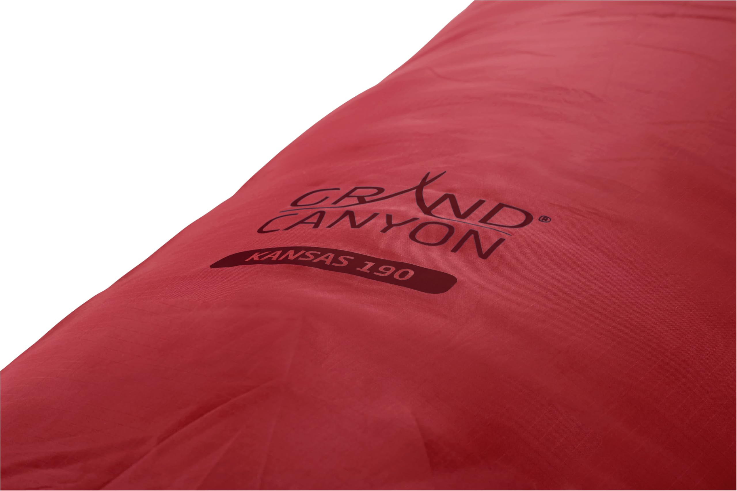 Grand Canyon Unisex – śpiwór dla dorosłych "Kansas 190", czerwony Dahlia, 210 x 80 cm