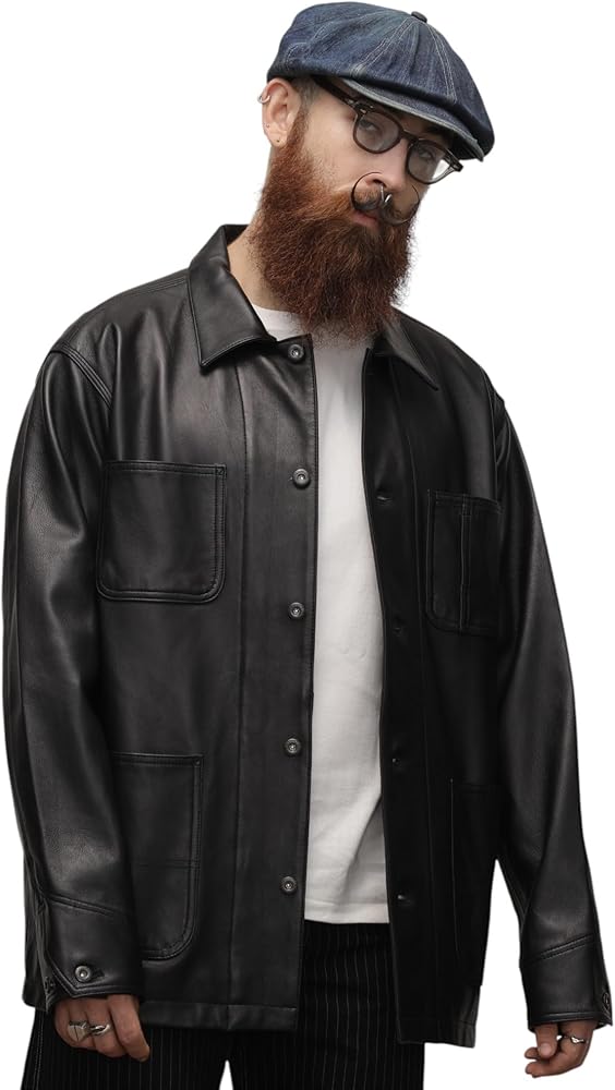 Amazon.co.jp: 【Schott】【ショット】 LAMB LEATHER COVERALL JACKET