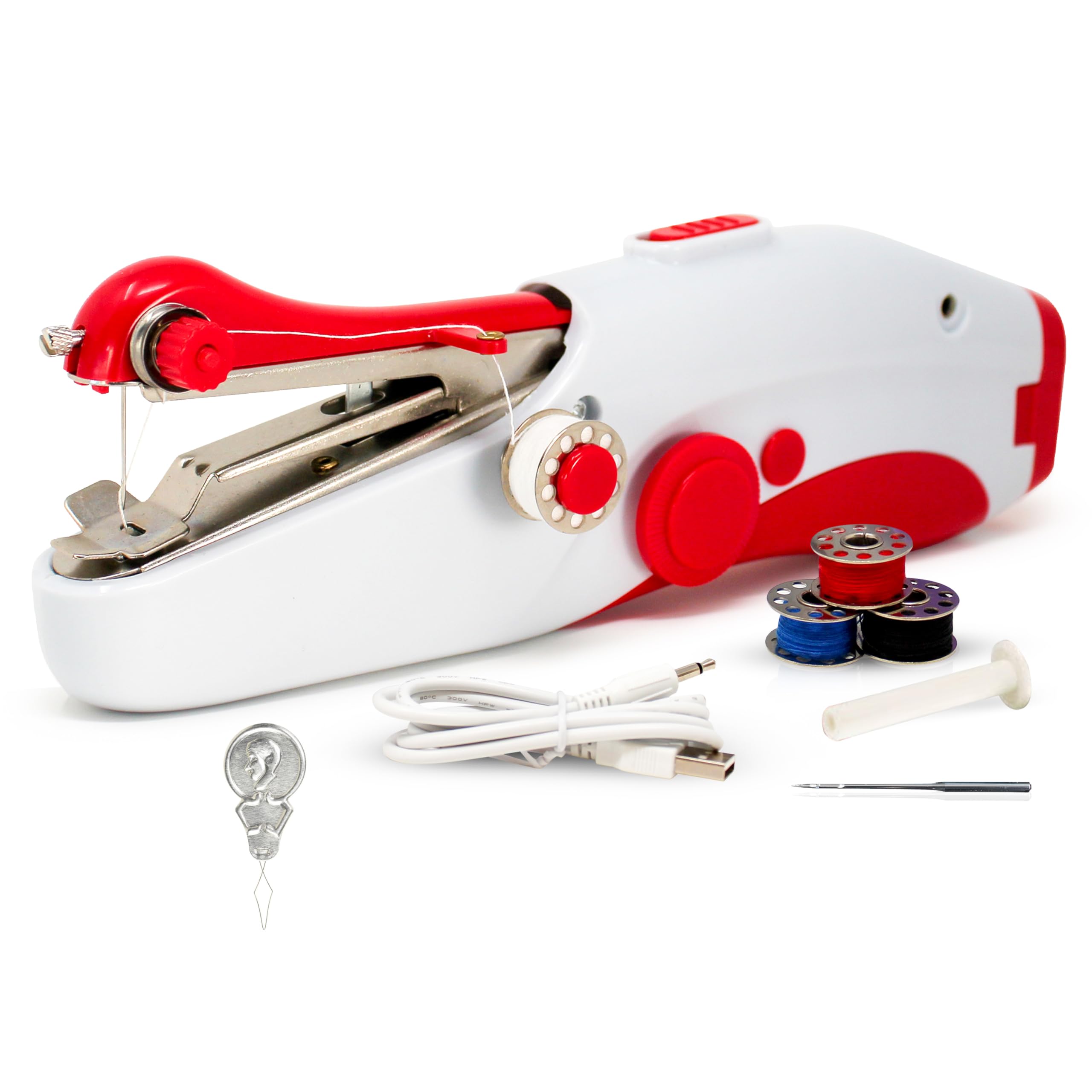 Amazon.com: MRVA Handheld Sewing Machine (Red), ZDML-5