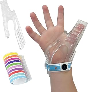 [2 Pack] Thumb Guard to Stop Thumb Sucking for Kids - Thumb Guard for Thumb Sucking - Thumb Sucking Stop for Kids - Small Finger Sucking Stop for Kids - Stop Sucking Thumb for Kids - For 0-4 Years Old