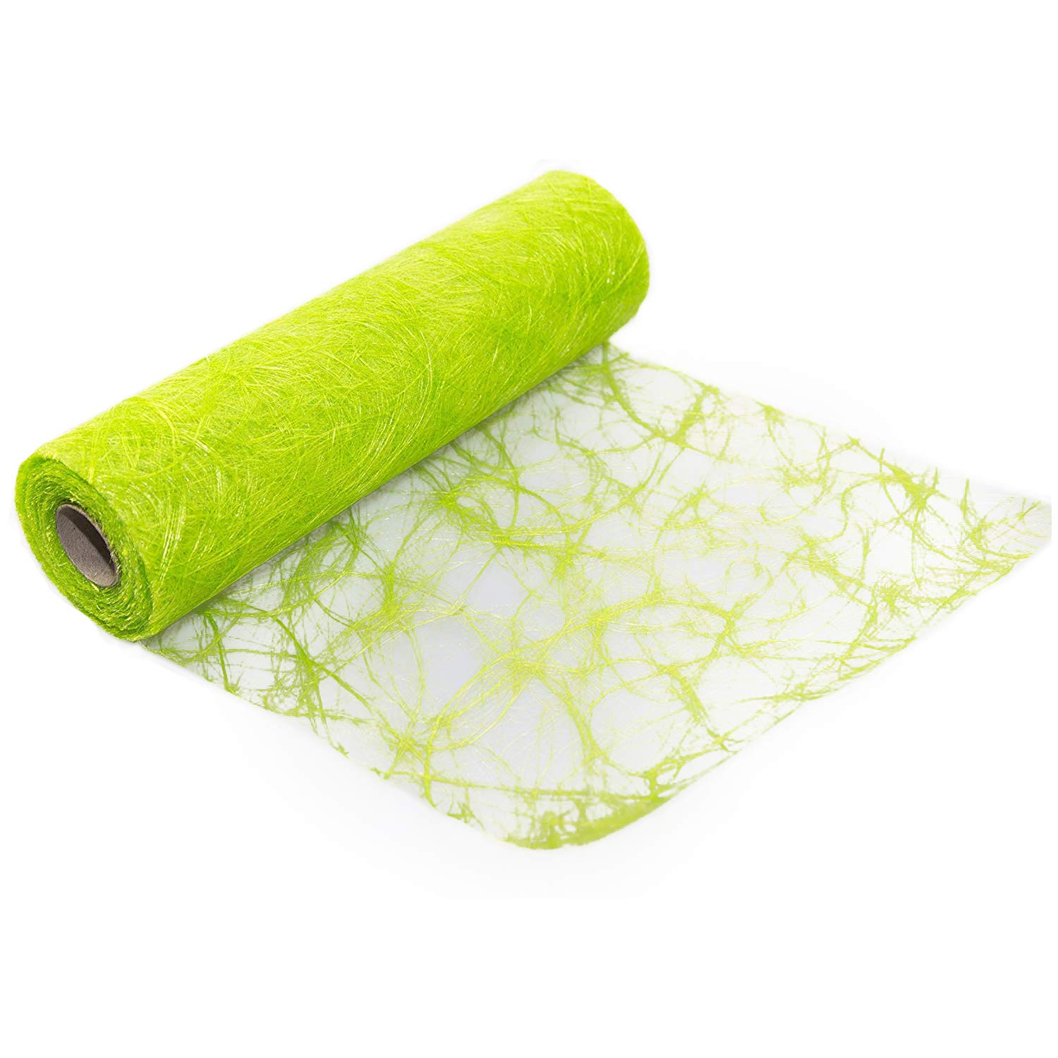 Sizoweb Tischläufer Tischband 25 Meter Rolle zur Dekoration für verschiedene Anlässe wie Ostern, Weihnachten, Hochzeit oder Taufe (Farbe: Maigrün, Maße: 30 cm x 25 m, besonders robust, abwaschbar) Küche, Haushalt & Wohnen