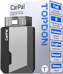 TOPDON Carpal OBD2 Scanner Bluetooth, All System Scan Tool for Android & iOS, Code Reader, 6 Resets, Repair Guide, Smog/Battery Check, Live Data, Vehicle Health Check, Car Diagnostic Scanner with AI