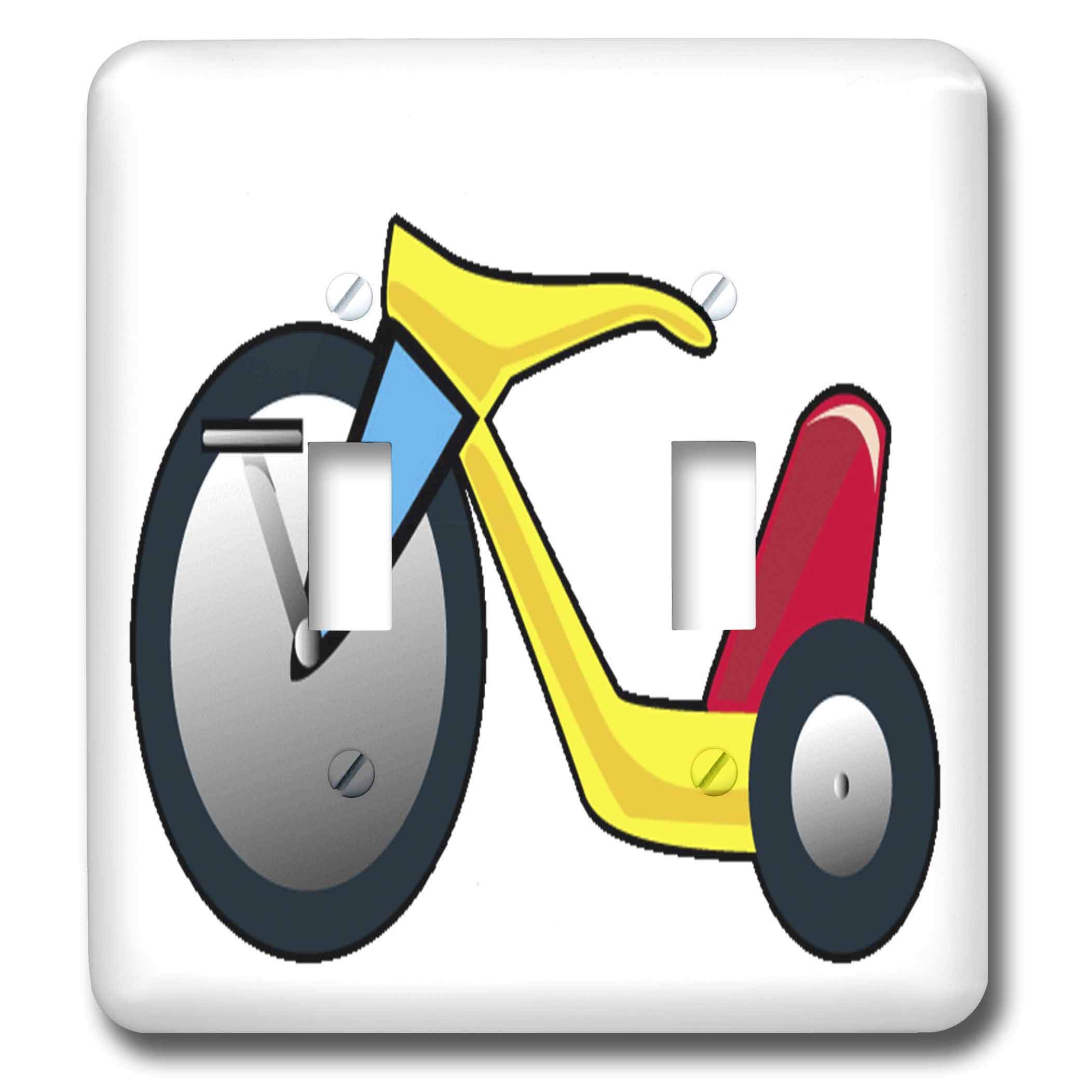 Interrupteur à baïonnette retro big wheel bike motif vélo vintage