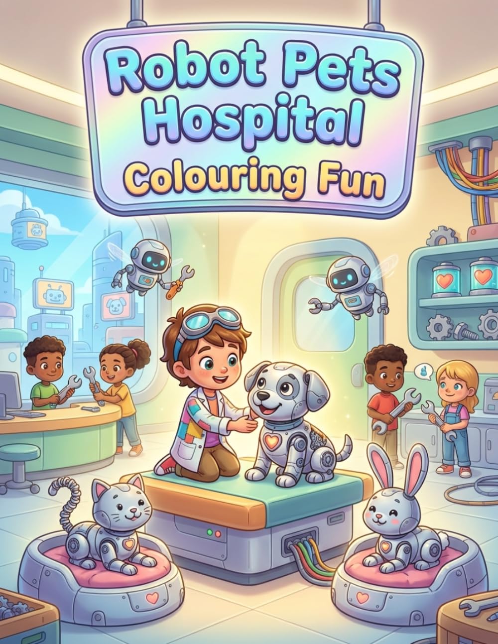Robot Pets Hospital: Colouring Fun