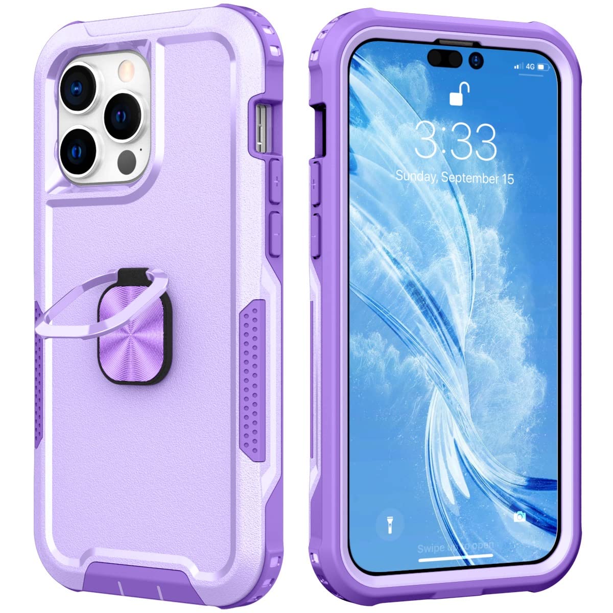 Phone covers بالنسبة إلى حالة iPhone 14 Pro Max 6.7inch ، فإن Silicone Ultra Slim Slim Prochproof Protection Phone ، هاتف محمول مع علبة صدمة صدمية مقاومة للصدمات 360 درجة ، حالة حماية شديدة الصدمات Pr
