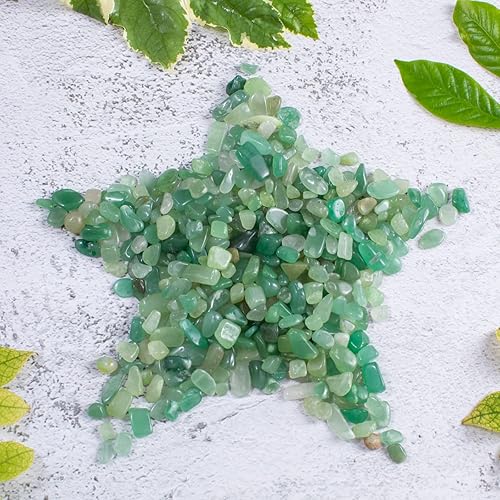 Miniatura 5 de FORBY Virutas de aventurina verde, cristal triturado, cuarzo de forma irregular, piedras decorativas para el hogar, jarrones, plantas, suculentas,
