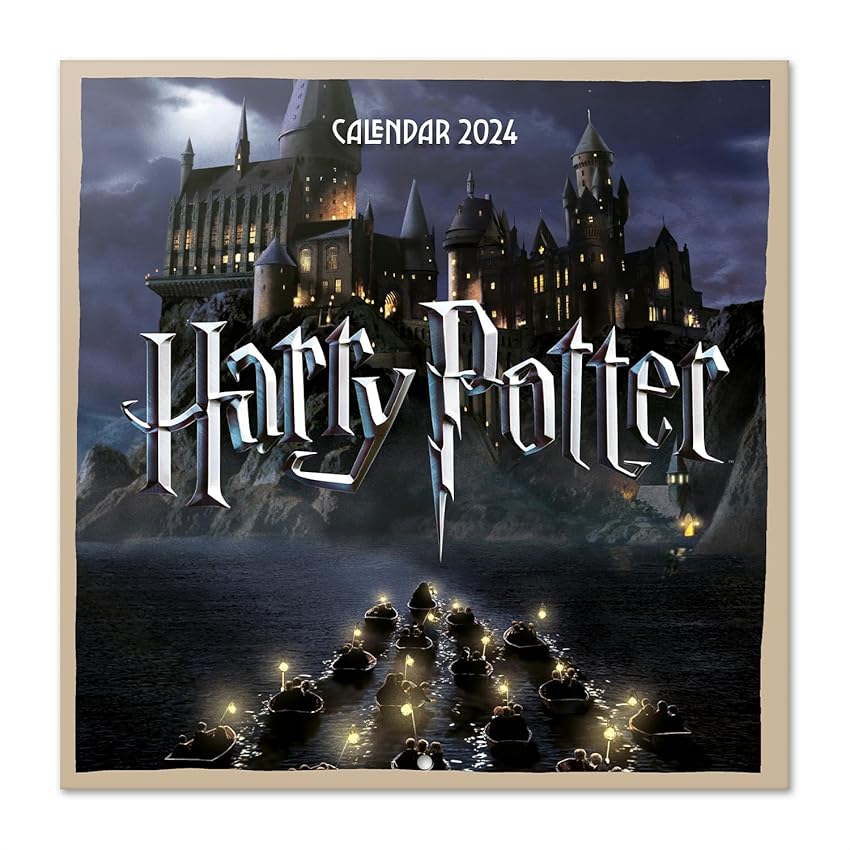 Immagine del prodotto Grupo Erik: Calendario Harry Potter 2024 da Muro, 12 mesi + 4 in omaggio, 30x30cm FSC®, ideale come Calendario 2024 da parete, Calendario harry potter personaggi