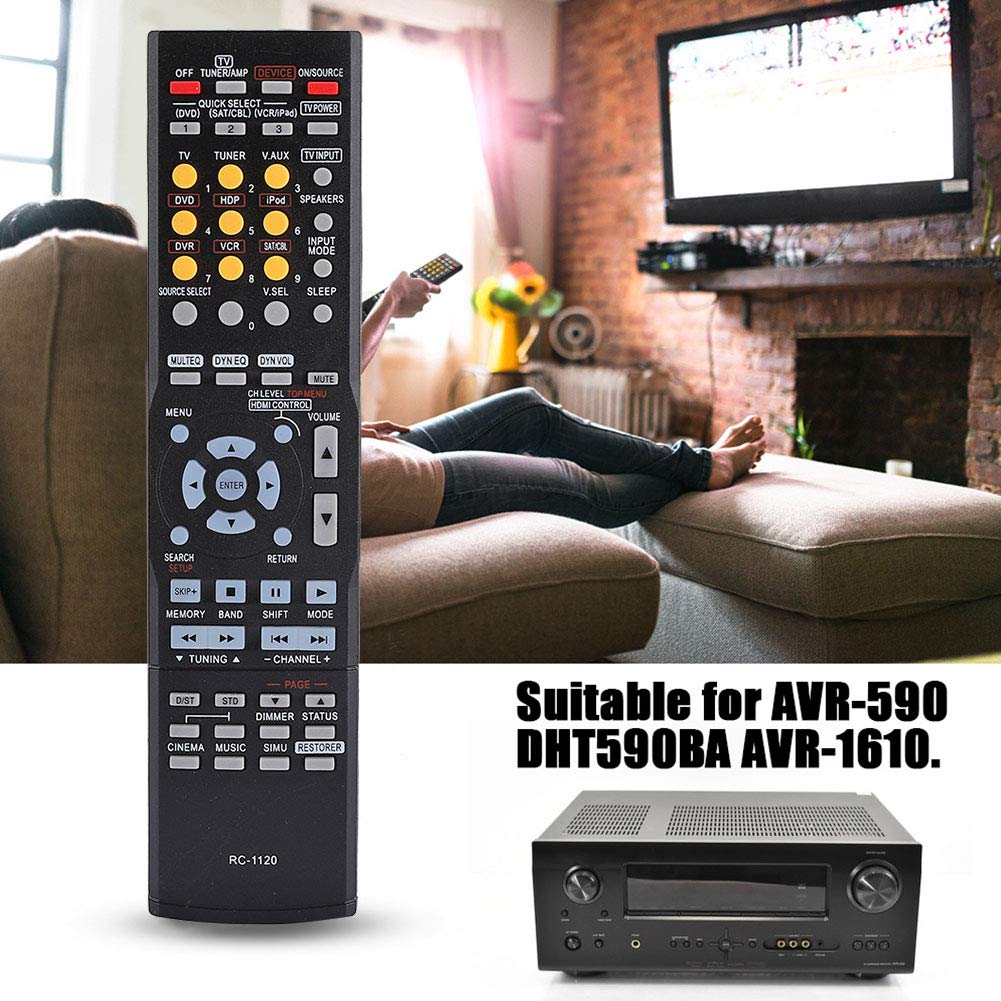 Telecomando Universale Sostitutivo RC-1120 Per Denon, Compatibile Con AV: Avr-590, Avr-591, Avr-390 E Altri - 2