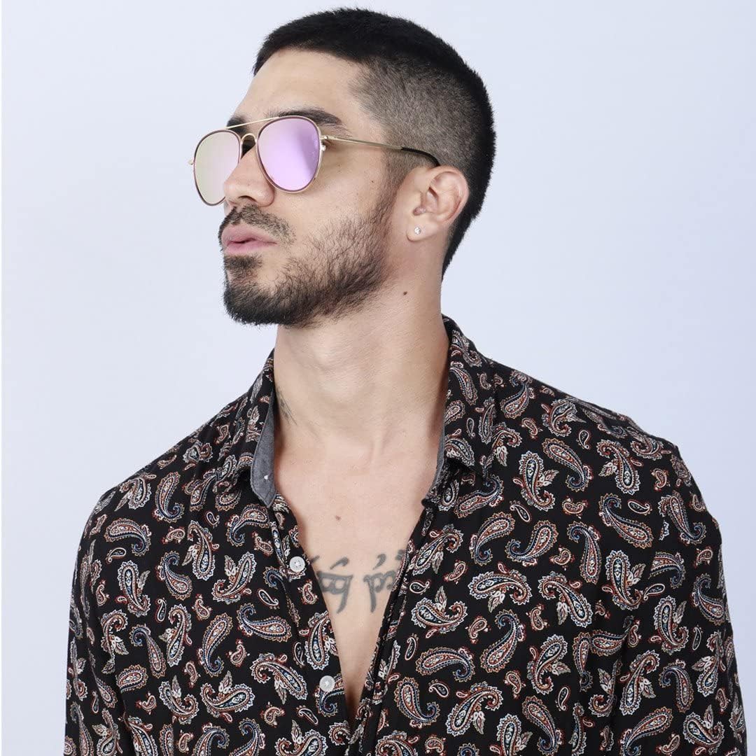 Miniatura 8 de Marfil CENTAURUS - Lentes de sol polarizados con filtro UV 400 protección 100 lente redonda unisex estilo deportivo para hombres y mujeres