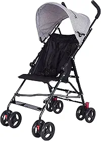 Carrinho de Bebê Dobrável Compacto com Capota, Praticidade no dia a dia, Conforto para o bebê, Mobilidade, e Cinto de Segurança, para Crianças de 06 meses até 36 meses até peso 15 kg.